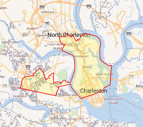 Map of South Carolina showing House District 111
